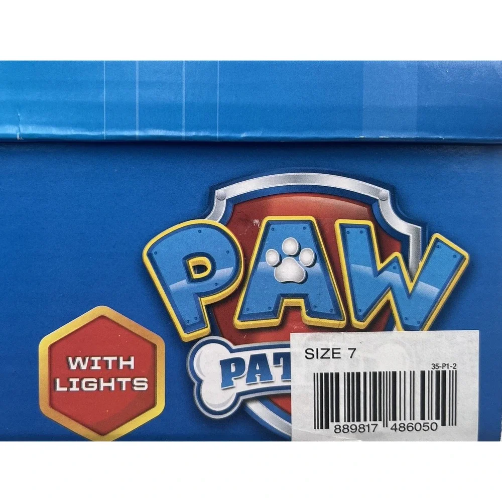 Paw Patrol Toddler Boys Light Up Sport Fisherman Sandals Size 7 Blue‎ Closed Toe